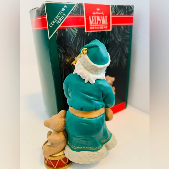 Hallmark Merry Olde Santa Ornament 1992 Santa Claus Christmas Ornament - Picture 3 of 11